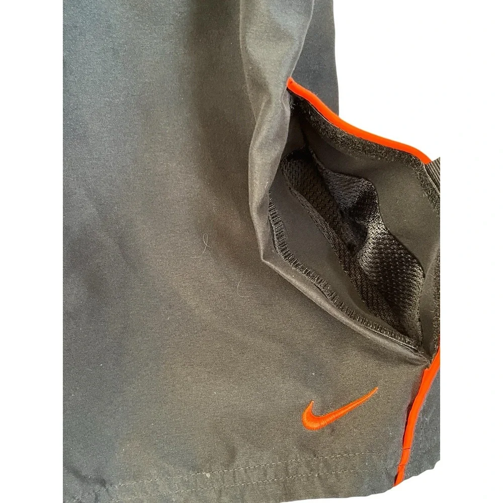 Nike Swim Trunks Mens Large Black Boardshorts Surfing Swim Shorts Lined Vacation